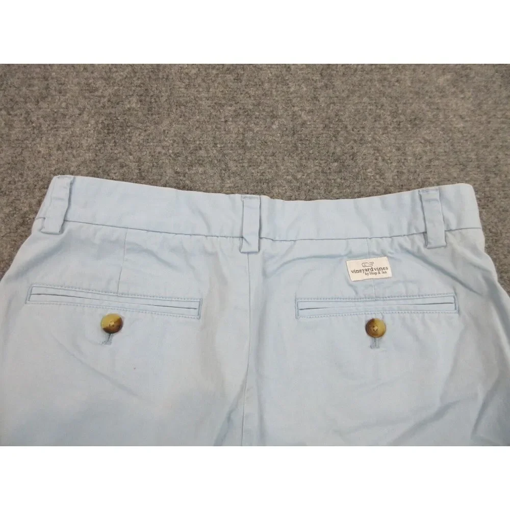 Vineyard Vines Shorts Mens Adult 30‎ Blue Chino Preppy Casual Whale Logo 30X16